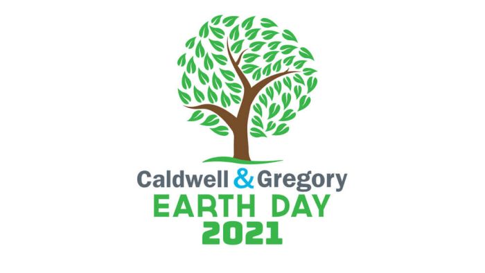 Caldwell & Gregory Earth Day 2021 graphic