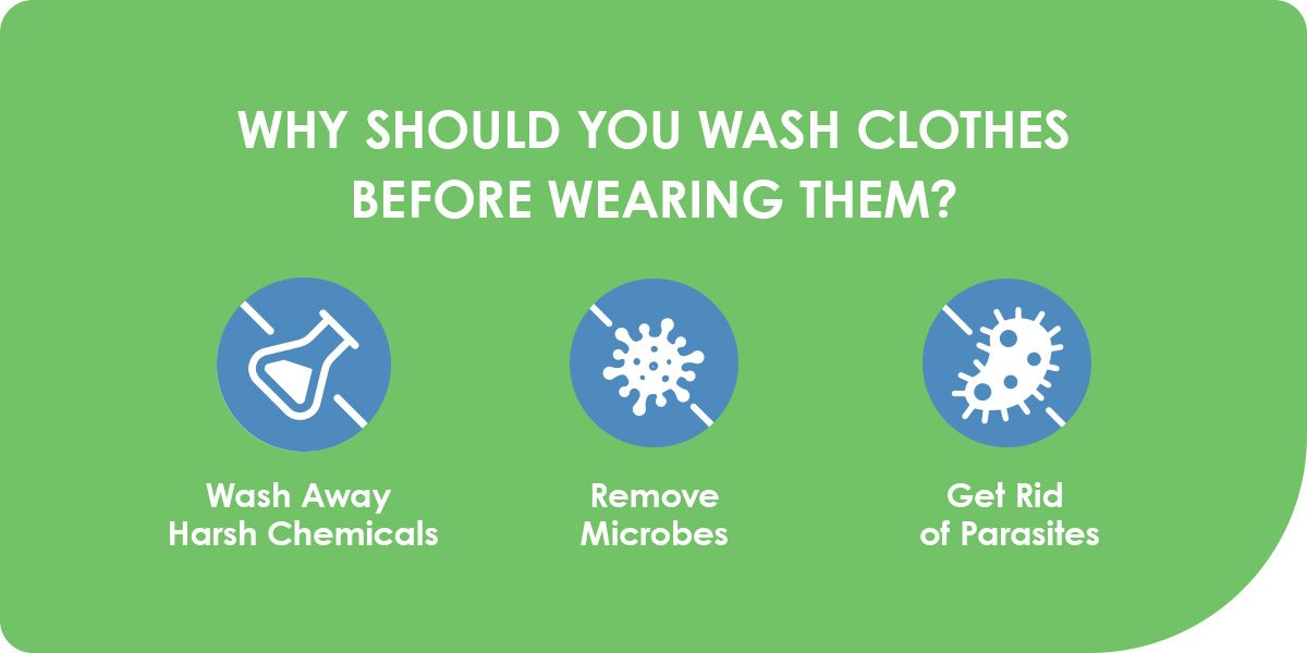 Should you wash new clothes before wearing them 